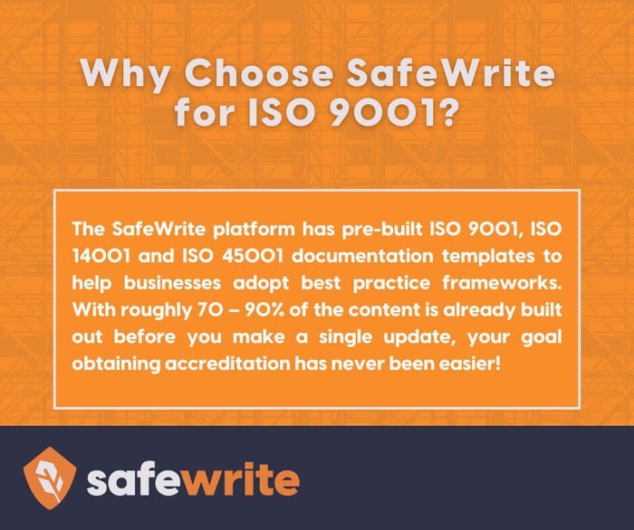 Why Choose SafeWrite for ISO 9001?