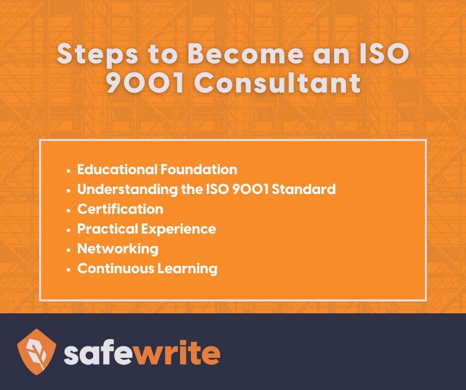 Steps to Become an ISO 9001 Consultant
