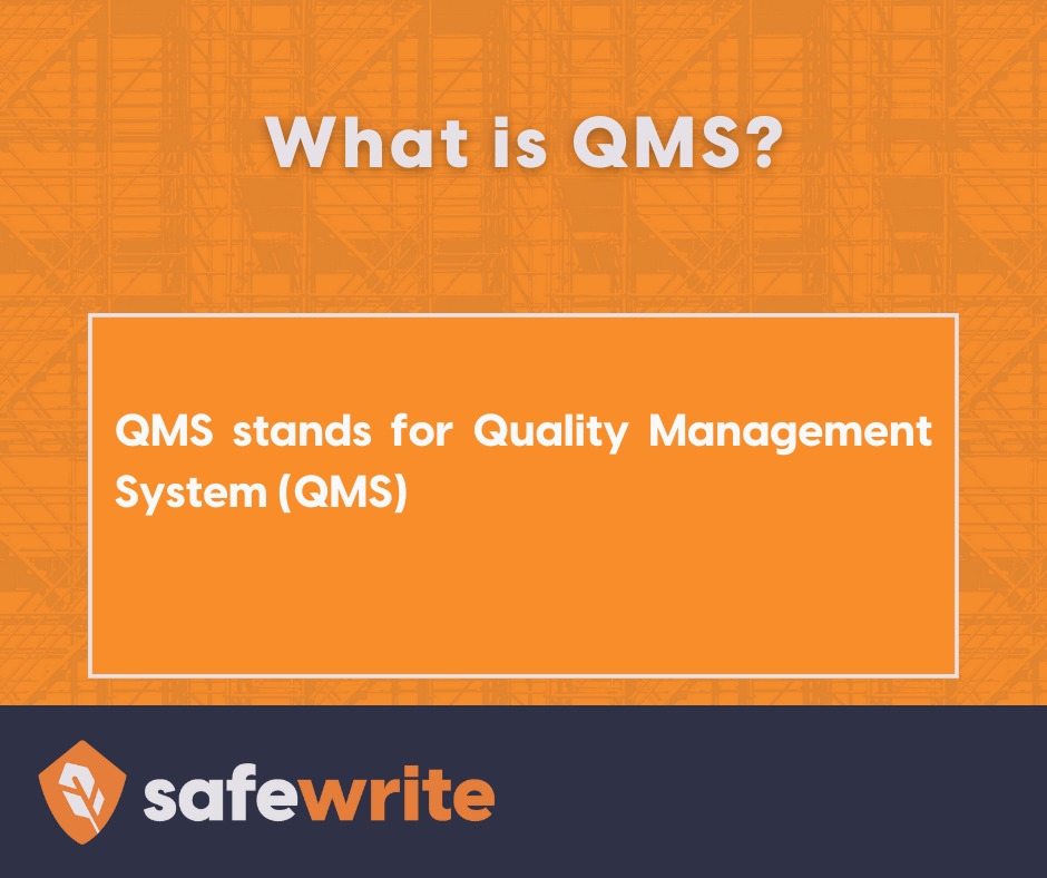 what is QMS Quality Management System